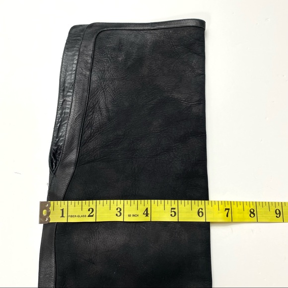 Sophia Webster Hallie Nubuck Leather Over the Knee Heel Boot in Black - Picture 14 of 16